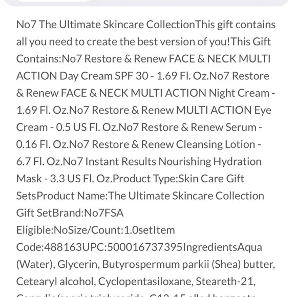 New No.7 Ultimate Skincare Collection Gift Box - Picture 7 of 7